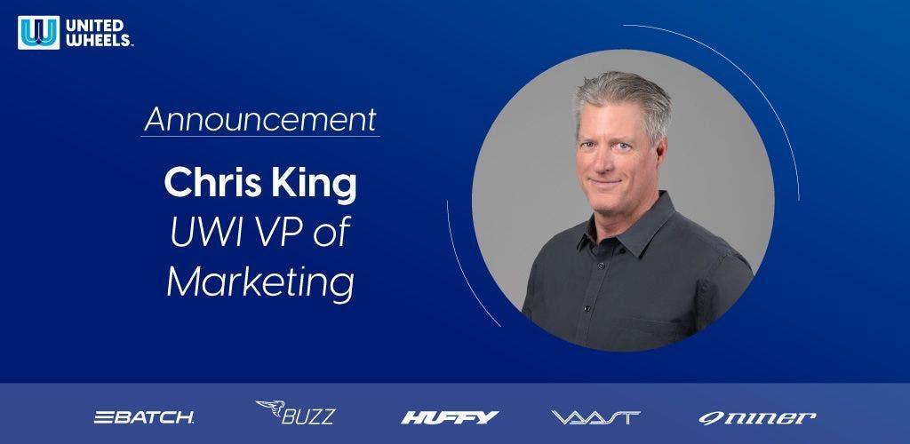 United Wheels Adds Chris King As New Vice President Of Brand and DTC Marketing