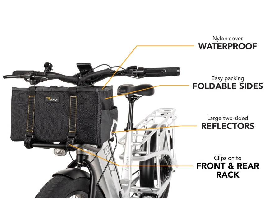 Buzz e-bike rack bin
