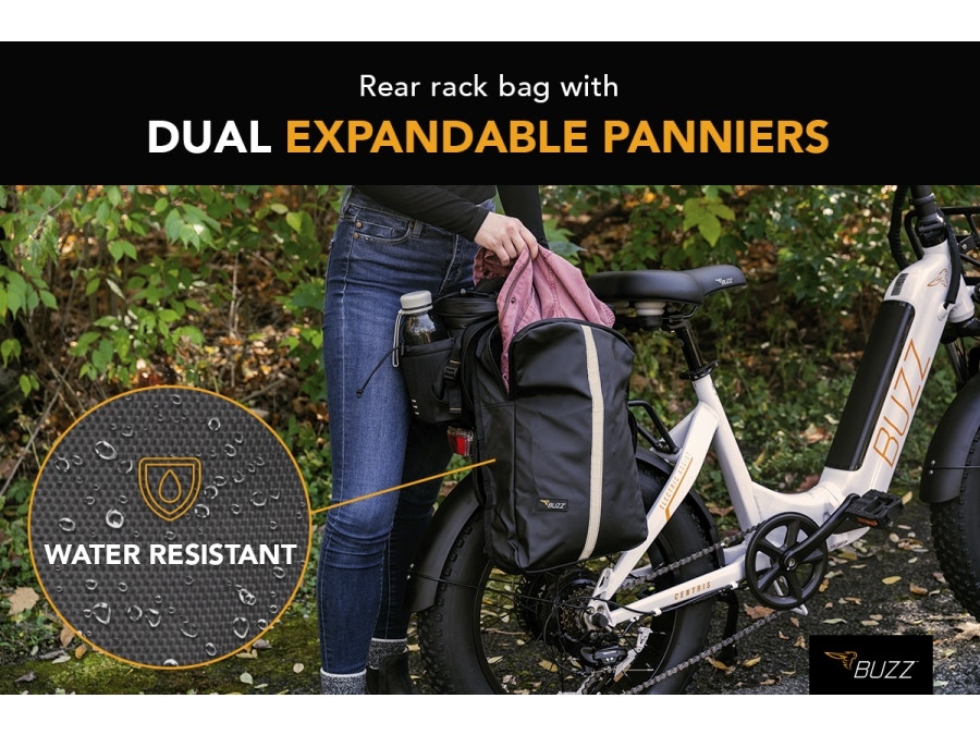 Buzz e-bike dual-sided pannier bag