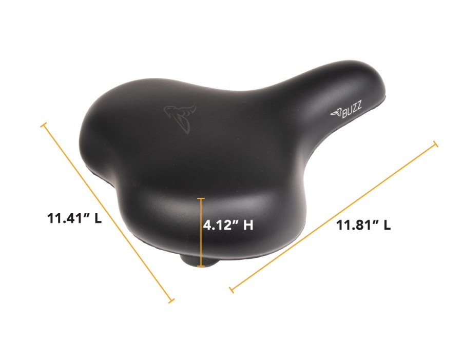 Buzz e-bike memory foam bike seat