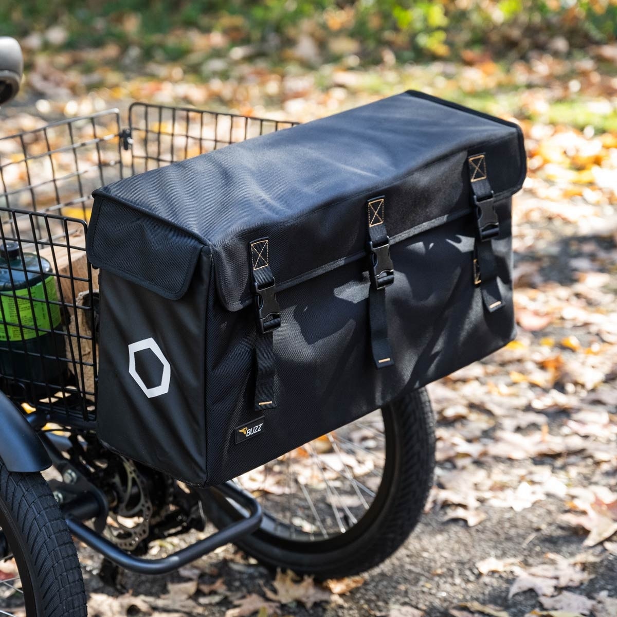 Buzz e-bike rear rack pannier bag