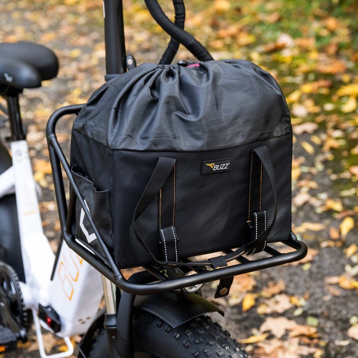 Front/Rear Bike Rack Bin with Waterproof Cover