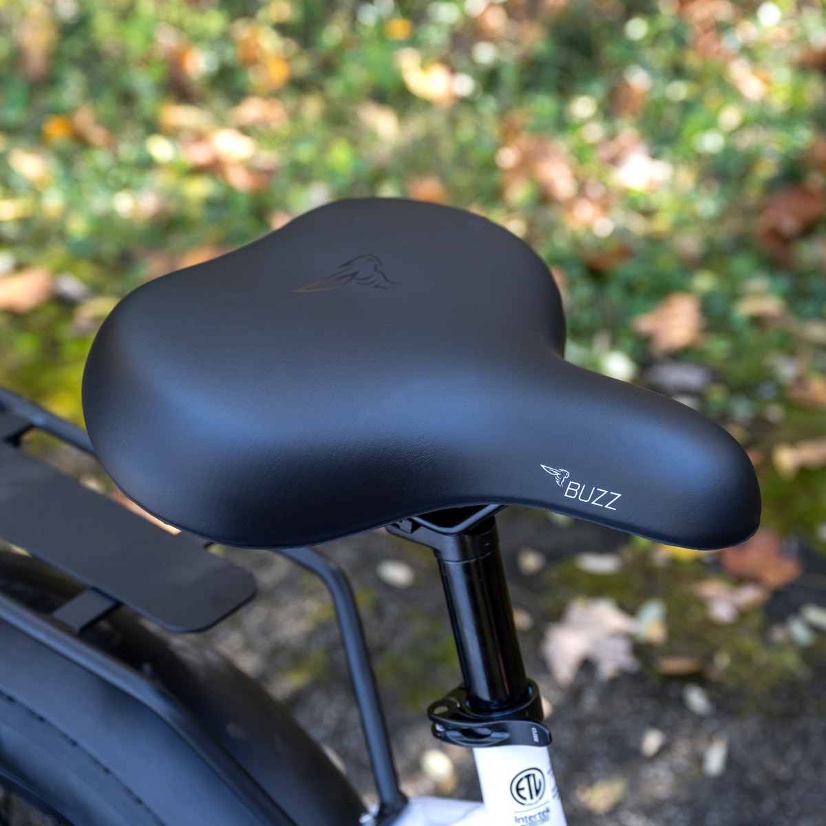 Buzz e-bike memory foam bike seat