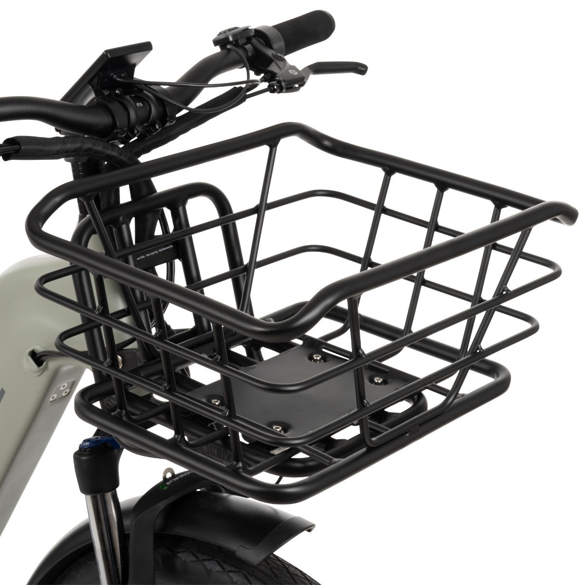 Buzz Cerana 2 eBike Basket for Front or Rear Rack, Black